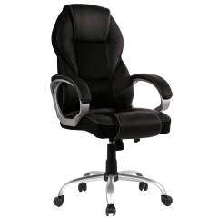 Home Office Chair Desk Chair Ergonomic Computer Chair with Arms Lumbar Support Headrest Modern Task Adjustable Swivel High Back Mesh Wide Seat