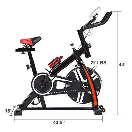 PayLessHere Exercise Bike Indoor cycling Bike Stationary Bikes Seat cushion  Belt-Drive Workout Bike for Home gym Beginners Magne