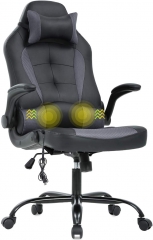 Gaming Chair Massage Office Chair Racing Desk Chair Ergonomic PC Executive High Back PU Leather Computer Chair with Lumbar Support Headrest Armrest