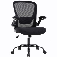 Home Office Chair Ergonomic Desk Chair Mesh Computer Chair Swivel Rolling Executive Task Chair with Lumbar Support Arms Mid Back Adjustable Chair for