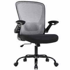 Office Chair Ergonomic Desk Chair Mesh Computer Chair with Lumbar Support Armrest Mid Back Rolling Swivel Adjustable Task Chair for Women Adults, Grey