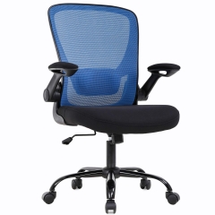 Office Chair Desk Chair Computer Chair Swivel Rolling Executive Task Chair with Lumbar Support Arms Mid Back Adjustable Mesh Ergonomic Chair for Women