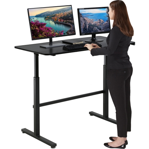 BestOffice Standing Desk Converter Electric Height Adjustable