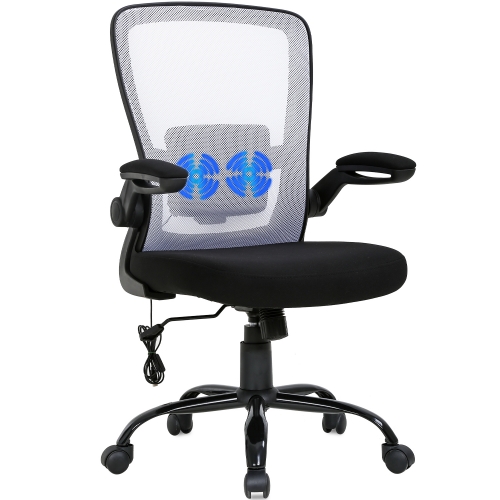 Best Office Ergonomic Lumbar Support Mesh Swivel Office Chair -Black