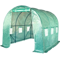 Greenhouse for Outdoors Greenhouse Walk-in Green House L9.8'xW6.5'xH6.5' Plastic Mini Greenhouse Kit Indoor Portable Greenhouse Plant Shelves