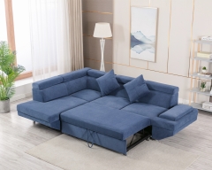 Sleeper Sofa Bed Sectional Sofa Futon Sofa Bed Sofas for Living Room Furniture Set Modern Sofa Set Corner Sofa Contemporary Upholstered Fabric