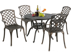 Patio Dining Set Outdoor Dining Table Set Dining Chairs Set of 4 Outdoor Dining Set Wrought Iron Patio Furniture Patio Furniture Patio Chairs Chat Set