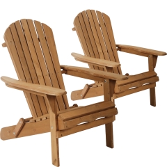 Adirondack Chair Patio Chairs Folding Adirondack Chair Lawn Chair Outdoor Chairs  Set of 2 Fire Pit Chairs Patio SeatingWood Chairs for Adults Yard Ga