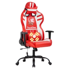 Gaming Chair Office Chair Racing Computer Chair with Lumbar Support Headrest Armrest Task Rolling Swivel Ergonomic PU Leather Adjustable Massage Desk