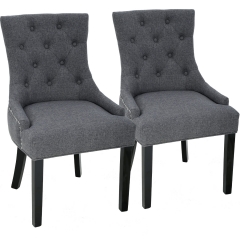 Dining Chairs Set of 2 Chairs for Living Room Dining Table Chairs Dining Room Chair Kitchen Chairs Modern Chair Mid Century upholstered for Restaurant