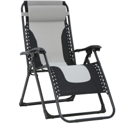 Zero Gravity Chair Oversized Outdoor Chair Anti Gravity Chair Oversized Zero Gravity Chair XL for Patio Pool Deck Camping with Cup Holder Adjustable H