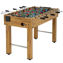 48-inch Game Foosball Table W/2 Balls 2 Cup Holders Indoor Soccer Table As a Gift For Kids