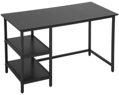 Computer Desk Office Desk Gaming Desk Extra Large Black Modern Student Girl Kids Study PC Simple Executive Table Workstation for Small Space