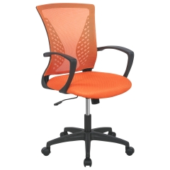 ❤Comfortable Seating - Desk chair using high-density sponge cushion, more flexible, office chair with a middle back design, rectangular ornament not o