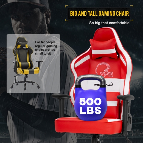 Big and tall discount gaming chairs 500lbs