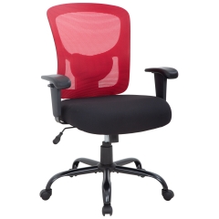 Big and Tall Office Chair 400lbs Wide Seat Ergonomic Desk Chair Rolling Swivel Mesh Computer Chair with Lumbar Support Adjustable Armrests Task Chair