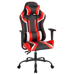 PC Gaming Chair Racing Desk Chair Ergonomic Office Chair Executive High Back PU Leather Computer Chair with Lumbar Support Task Rolling Swivel Chair