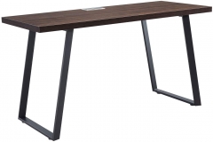 Computer Desk 47'' Modern Writing Desk Simple Study Table Industrial Office Desk Sturdy Laptop Table for Home Office, Brown