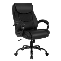 Office Chairs for Heavy People Big and Tall Office Chair 500lbs Wide Seat Ergonomic PU Leather Desk Chair Adjustable Rolling Swivel Computer Chair