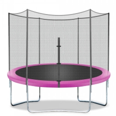 10FT Trampoline with Enclosure Net Outdoor Jump Rectangle Trampoline - ASTM Approved-Combo Bounce Exercise Trampoline with PVC Spring Cover Padding