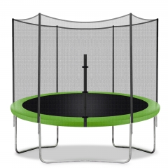 10FT Trampoline with Enclosure Net Outdoor Jump Rectangle Trampoline - ASTM Approved-Combo Bounce Exercise Trampoline with PVC Spring Cover Padding