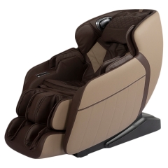 SL Track Full Body Massage Chair, Recliner with Zero Gravity Airbag Massage Chair Speaker Foot Roller USB charger,Brown