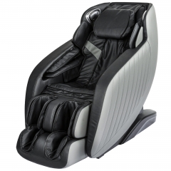 Full Body Massage Chair Zero Gravity SL-Track Stretch Recliner 3D Speaker with Built-In Heat Therapy Foot Roller Airbag Massage System Black
