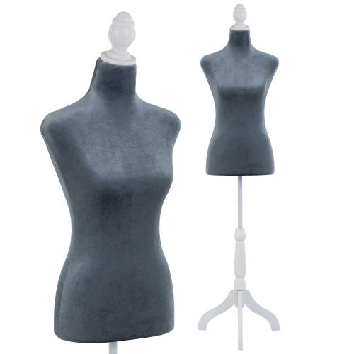 Adjustable Female Mannequin Realistic Full Body Dress Form Display