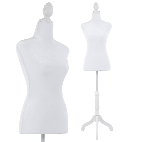  Dress Mannequin Female Dress Forms Pinnable Maniquine Body  Torso Models with Tripod Base Stand : Arts, Crafts & Sewing