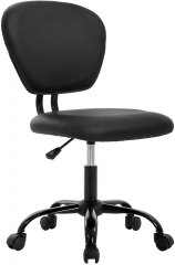 PU Leather Mid-Back Mesh Task Chair Office Desk Task Chair H20