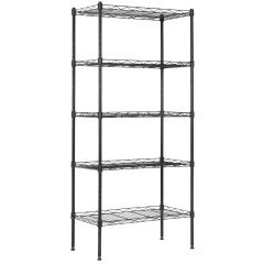 21.5" L x 11.6" W x 47.6" H Commercial 5 Tier Adjustable Storage Shelves Metal Storage Shelf NSF-Certified Rack Wire Shelving Unit 750Lbs Capacit