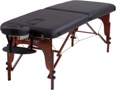 Massage Table Portable Salon Bed Hight Adjustable 2 Folding Massage Bed W/Carry Case
