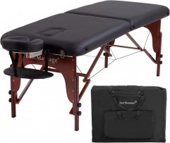 Massage Table Portable Spa Bed Salon Bed Hight Adjustable Massage Table 2 Folding