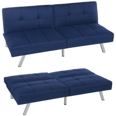 Sofa Futon Sofa Bed Sofa Bed Sofa Bed Couch Sofa Beds for Living Room Convertible Sofa Bed, Blue
