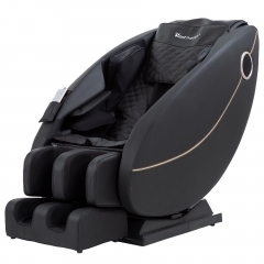 Zero Gravity Full Body Electric Shiatsu Massage Chair Recliner with Built-In Heat Foot Roller Air Massage,Black