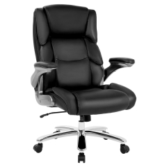 Big and Tall Office Chair 400lbs Adjustable Executive Leather Desk Chair With Armrest Computer Desk Chair  Rolling Swivel Computer Pu Leather Chair