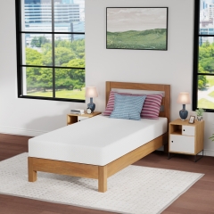 FDW 8 inch Gel Memory Foam Mattress for Cool Sleep & Pressure Relief, CertiPUR-US Certified/Bed-in-a-Box/Pressure Relieving,Twin XL