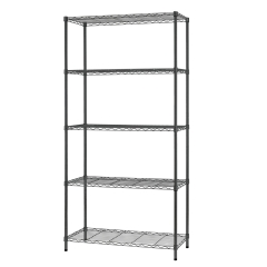 Commercial 5-Shelf Wire Shelving Large Storage Shelves 72"x24"x18"