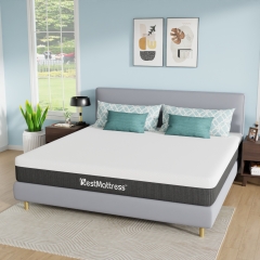 PayLessHere 10 Inch Gel Memory Foam Mattress with Removable Cover Medium Firm Support & Pressure Relief Mattress in a Box with Gel Memory Foam CertiPU