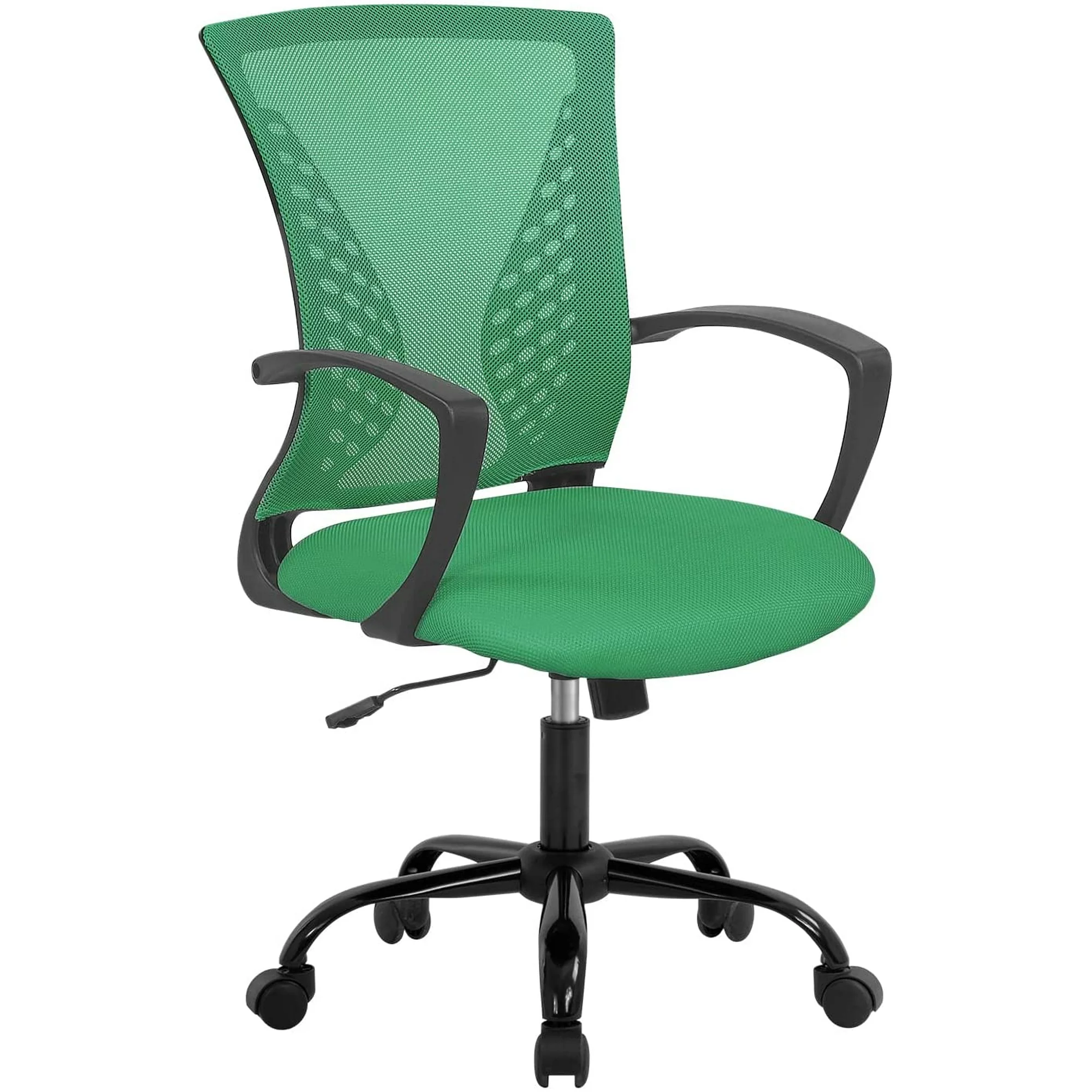 BestOffice Ergonomic Office Chair with Lumbar Support Armrest Rolling Swivel Adjustable Chair Adults, Green