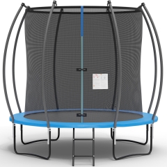 Trampoline for Kids and Adults 8FT, 10FT, 12FT, 14FT, Round Outdoor Trampoline with Enclosure Net, ASTM Approved Recreational Trampolines