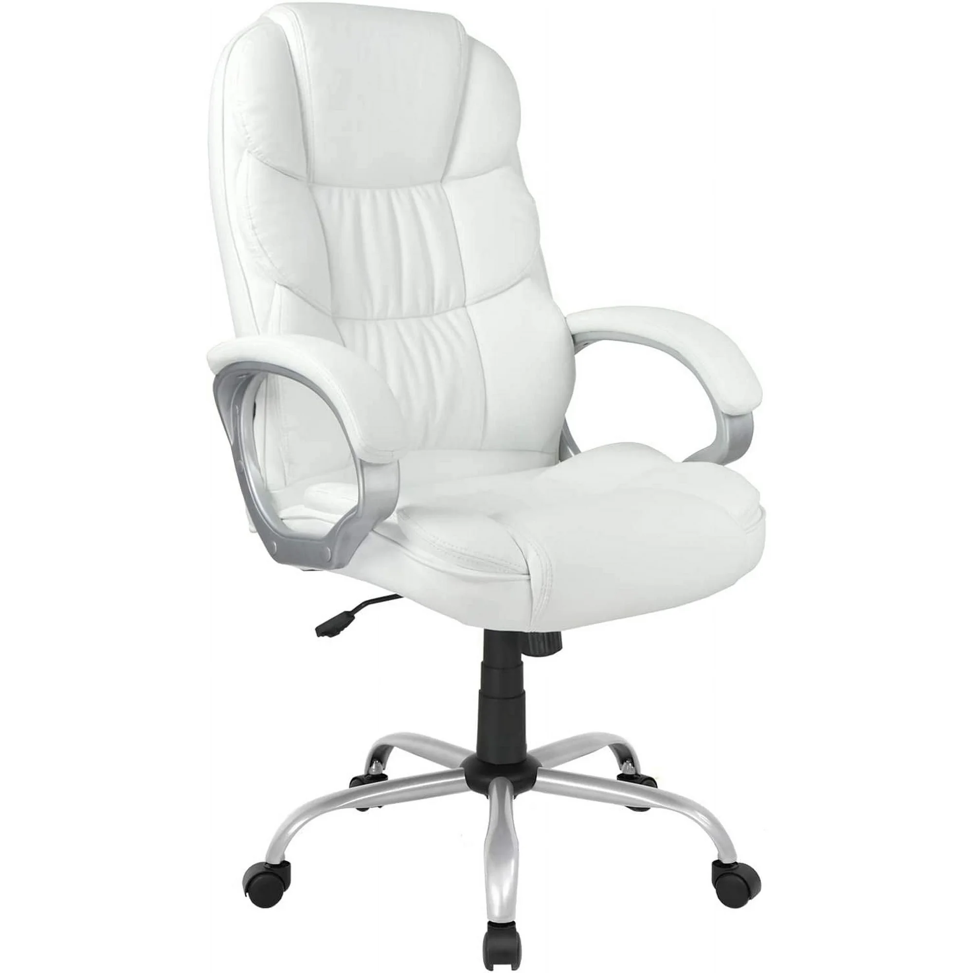 BestOffice Ergonomic Office Chair, Lumbar Support, Rolling Swivel for Men, Women(White)