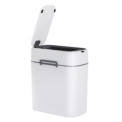 2.2 Gallon Trash Can with Lid, Bathroom Small Trash Can Touchless Automatic Garbage Can Smart Motion Sensor Small Trash Can