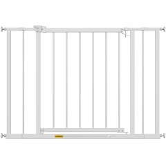BestPet 30”Tall Dog Gate for Stairs & Doorways, Fits 28.5”-39.7” Metal Pet Gate for Indoor Use,Adjustable Safety Gates for Pets,White BestPet 30”Tall Dog Gate for Stairs & Doorways, Fits 28.5”-39.7” Metal Pet Gate for Indoor Use,Adjustable Safety Gates for Pets,White
