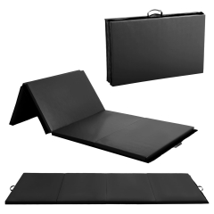 4'x10'x2" New Folding Panel Gymnastics Mat, Perfect for Indoor/Outdoor Exercise(Black) 4'x10'x2" New Folding Panel Gymnastics Mat, Perfect for Indoor/Outdoor Exercise(Black)