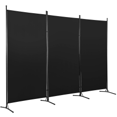 PayLessHere 3-Panel Folding Privacy Screen, 6 Ft Portable Room Divider for Separating Spaces,102" W x 70" H Freestanding Partition Room Panel,Black PayLessHere 3-Panel Folding Privacy Screen, 6 Ft Portable Room Divider for Separating Spaces,102" W x 70" H Freestanding Partition Room Panel,Black