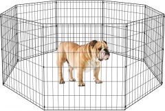 BestPet Foldable Dog Playpen 30 Inch, 8 Panels BestPet Foldable Dog Playpen 30 Inch, 8 Panels