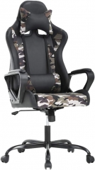 Ergonomic Gaming Chair, Lumbar Support, Swivel Rolling for Men, Women(Camo)