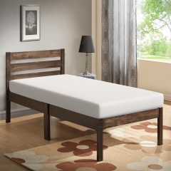 FDW Twin Mattress 6 inch Gel Memory Foam Mattress Queen Mattresses Medium Firm Mattresses，White,Adults