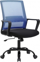 BestOffice Ergonomic Office Chair, Lumbar Support, Swivel Rolling for Men, Women(Blue)